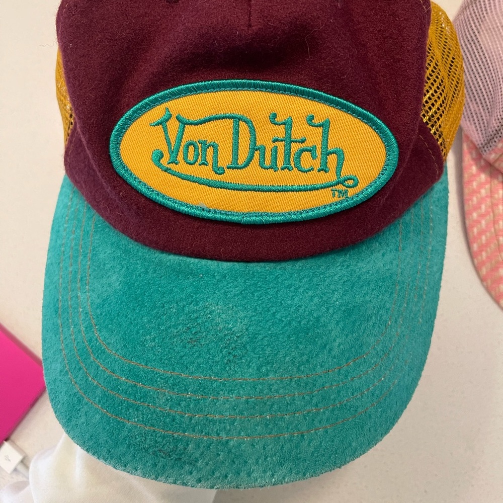 Authentic Von Dutch SnapBack (Purple/Green)